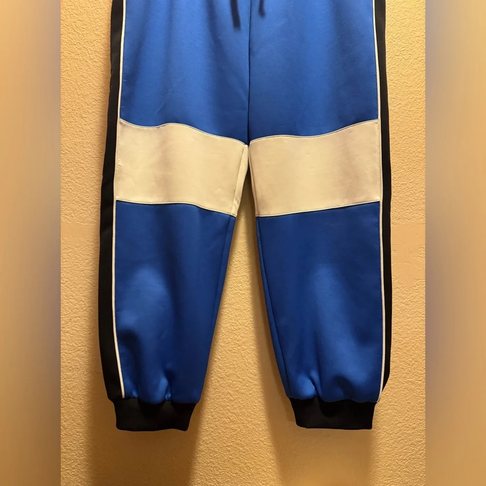 New Authentic Gucci GG Logo Sweatpants Blue White Size XXL Waist 38 40 42 44 - Picture 7 of 14